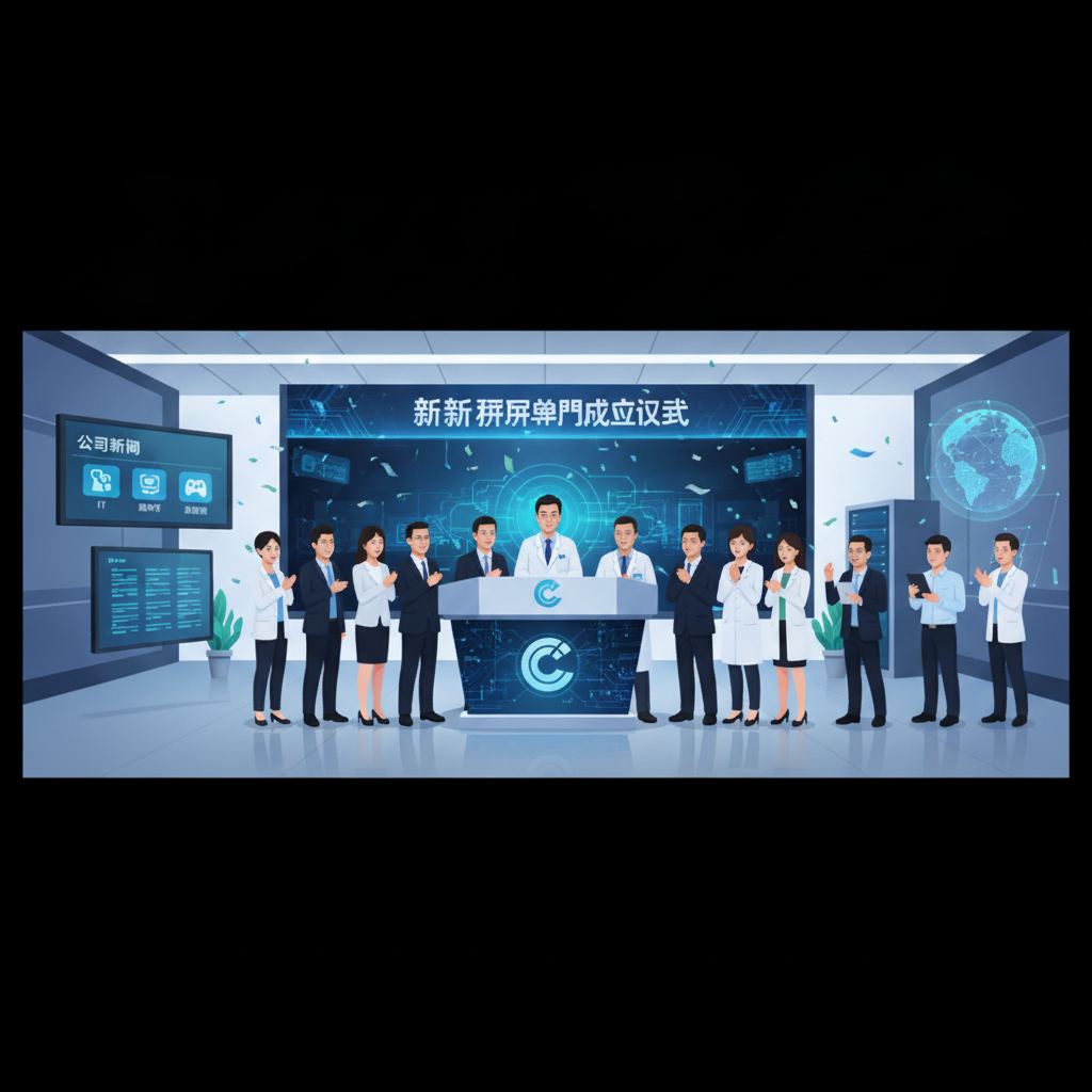 新技术研发部门成立仪式现场